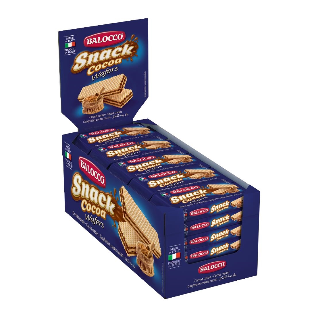 Balocco Snack Wafers Cocoa 30x45g Kirklands