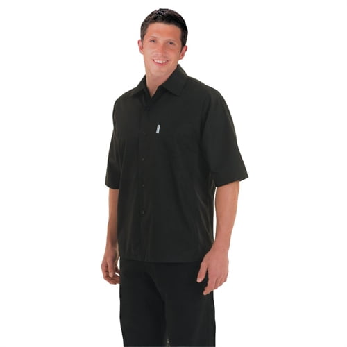 Chef Works Unisex Cool Vent Chefs Shirt Black Kirklands