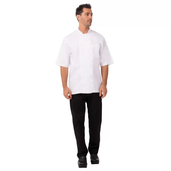 Chef Works Unisex Montreal Cool Vent Chefs Jacket White