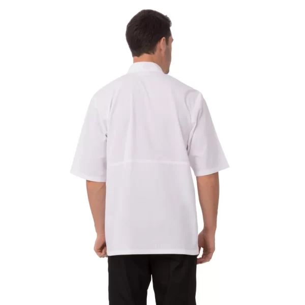 Chef Works Unisex Montreal Cool Vent Chefs Jacket White - Image 6