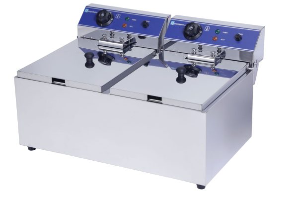Quantum CE ® 13 Litre Twin Tank Fryer Mirror Finish