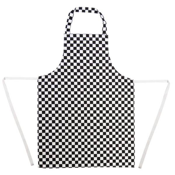 Whites Bib Apron Black and White Check - Image 3