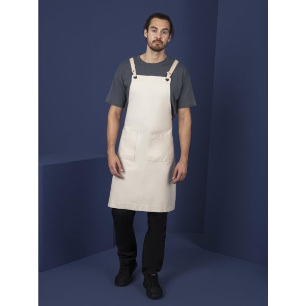 Southside Cotton Canvas Bib Apron Stone - Image 13