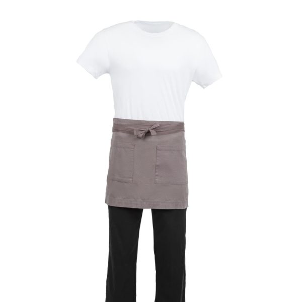 Southside Cotton Canvas Waist Apron Grey - Image 2