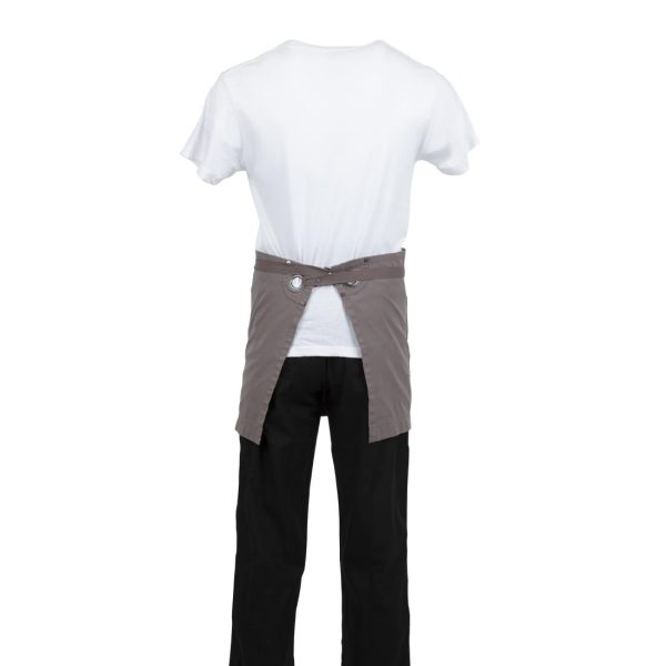 Southside Cotton Canvas Waist Apron Grey - Image 6