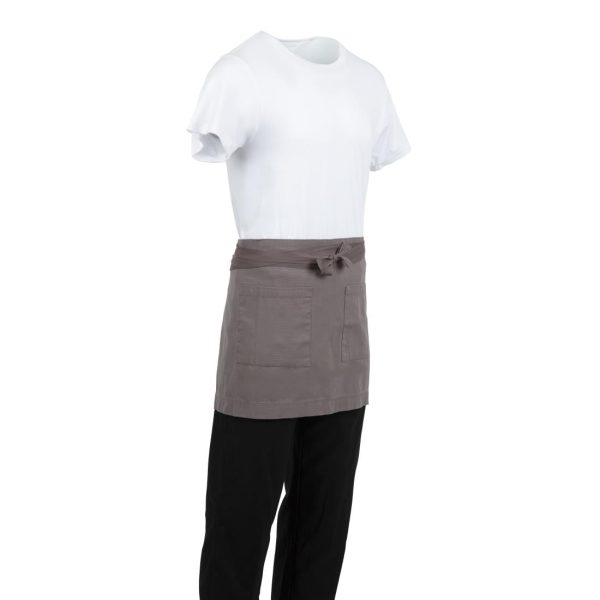 Southside Cotton Canvas Waist Apron Grey - Image 7