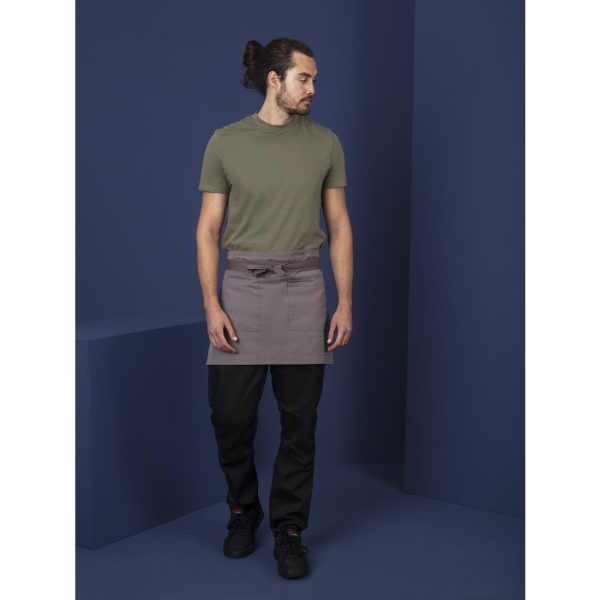Southside Cotton Canvas Waist Apron Grey - Image 9