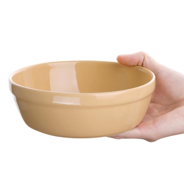 Olympia Stoneware Round Pie Bowls 156mm (Pack of 6) - Image 5