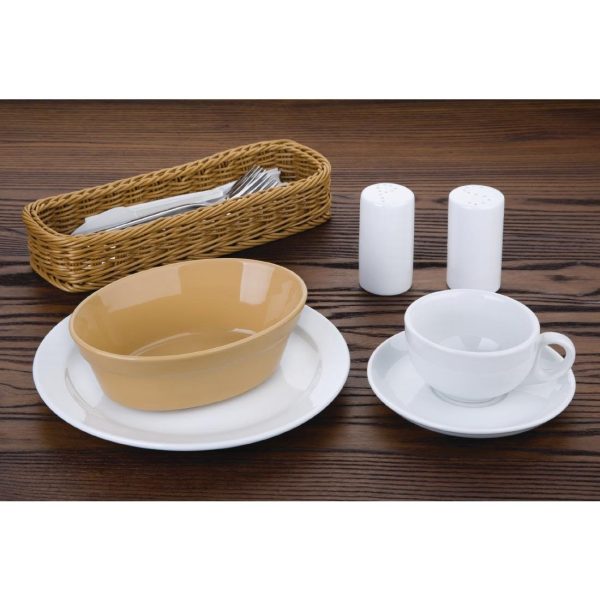 Olympia Stoneware Oval Pie Bowls 180 x 133mm (Pack of 6) - Image 3