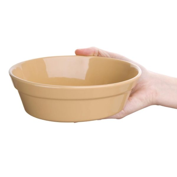 Olympia Stoneware Oval Pie Bowls 180 x 133mm (Pack of 6) - Image 4