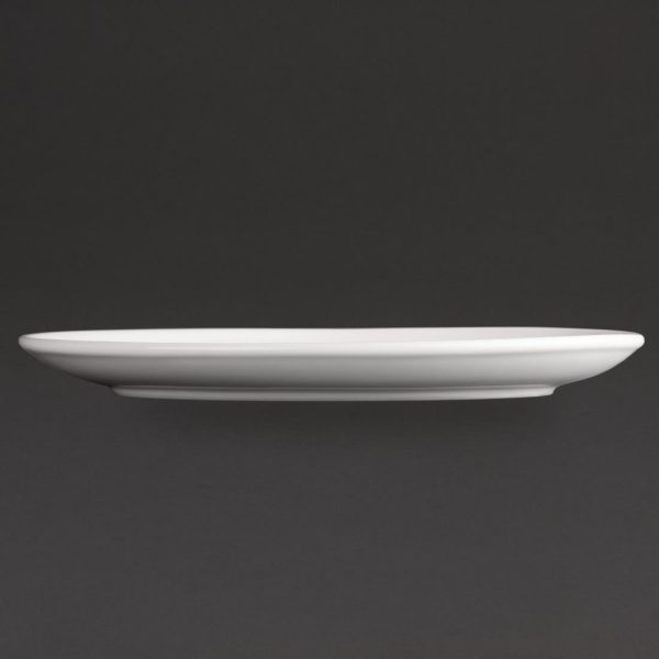 Olympia Athena Hotelware Oval Coupe Plates 254 x 197 mm (Pack of 12) - Image 2