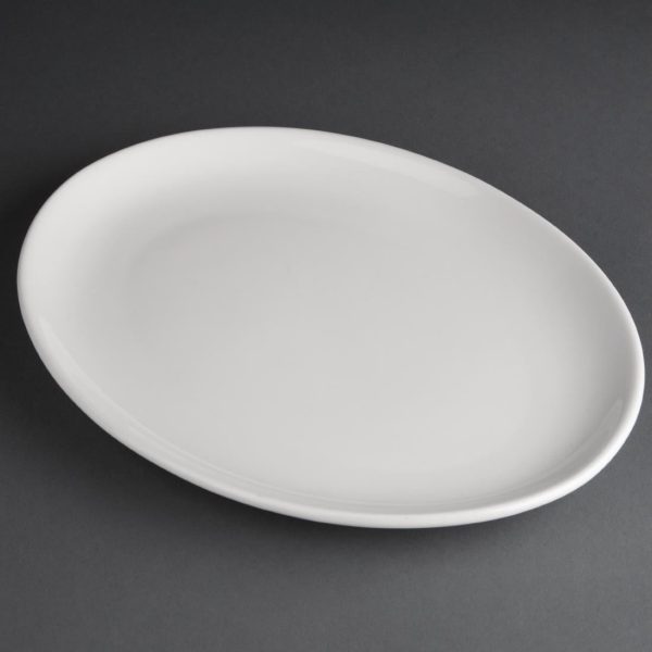 Olympia Athena Hotelware Oval Coupe Plates 254 x 197 mm (Pack of 12) - Image 4