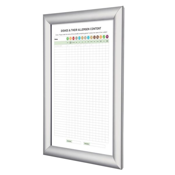 Chef Dishes Allergy Awareness Staff Guidance A2 Framed Poster (Pack of 3 Posters) - Image 2