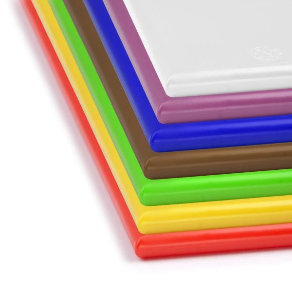 Hygiplas High Density Anti Bacterial Chopping Boards (Set of 7 - 10mm High) - Image 3