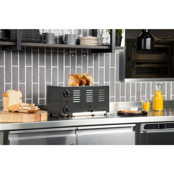 Rowlett Regent 4 Slot Toaster Quartz Grey with 2x Additional Elements - Image 2