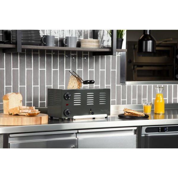 Rowlett Regent 4 Slot Toaster Quartz Grey with 2x Additional Elements - Image 3