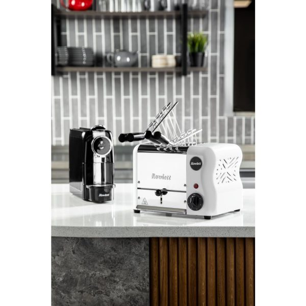 Rowlett Esprit 2 Slot Toaster White w/ 2 Additional Elements & Sandwich Cage - Image 4