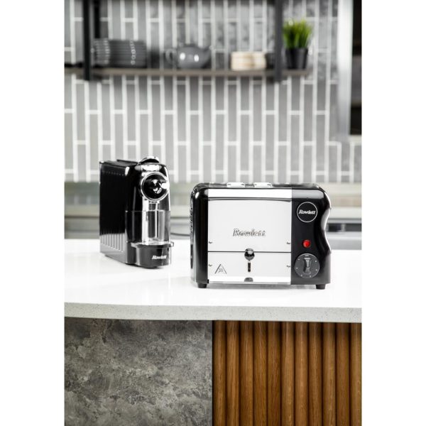 Rowlett Esprit 2 Slot Toaster Jet Black w/2 Additional Elements & Sandwich Cage - Image 2
