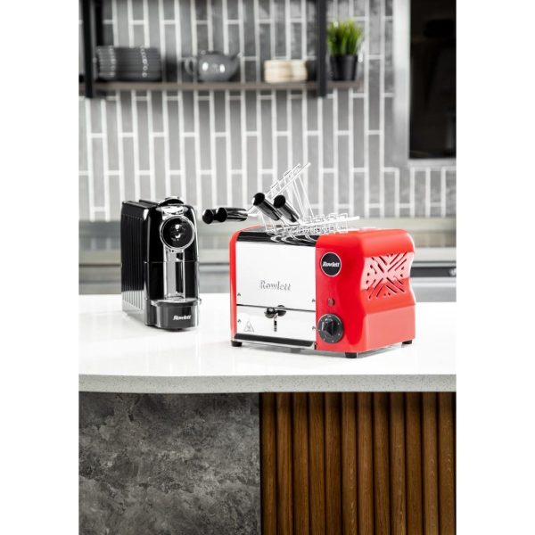 Rowlett Esprit 2 Slot Toaster Traffic Red w/2 Additional Elements & Sandwich Cage - Image 2