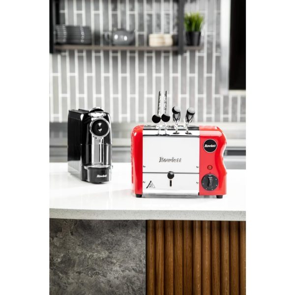 Rowlett Esprit 2 Slot Toaster Traffic Red w/2 Additional Elements & Sandwich Cage - Image 4