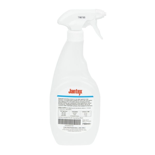 Jantex Virucidal Surface Sanitiser Ready To Use Fragranced 750ml - Image 3