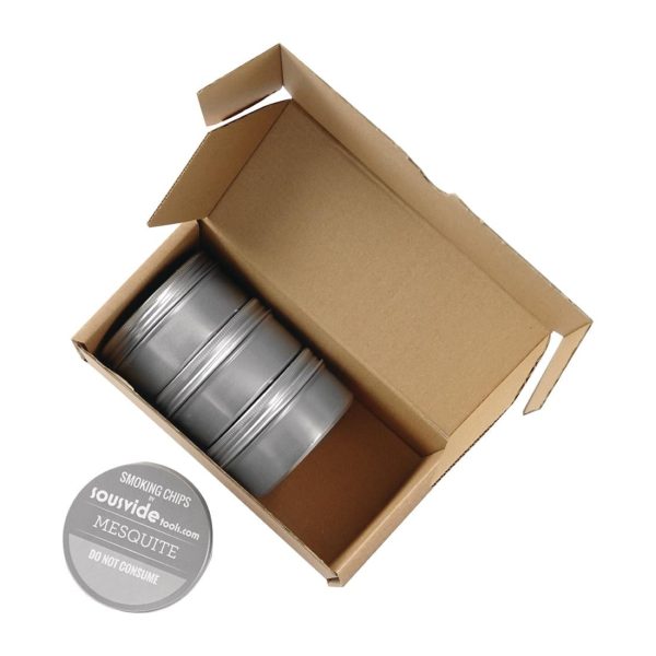 SousVideTools Wood Chips Combi Pack Hickory, Oak, Mesquite, Cherrywood (4x250ml) - Image 3