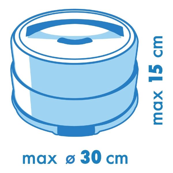 Metaltex Adjustable Cake Carrier 30cm - Image 4