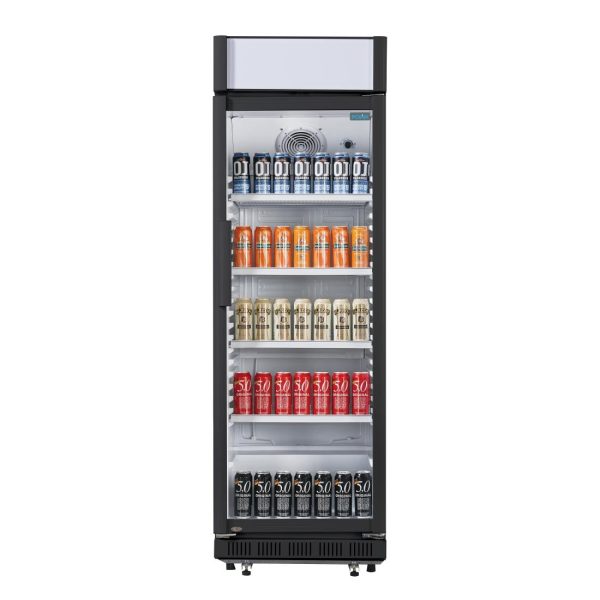 Nisbets Essentials Upright Display Cooler with Light Box 346Ltr - Image 6