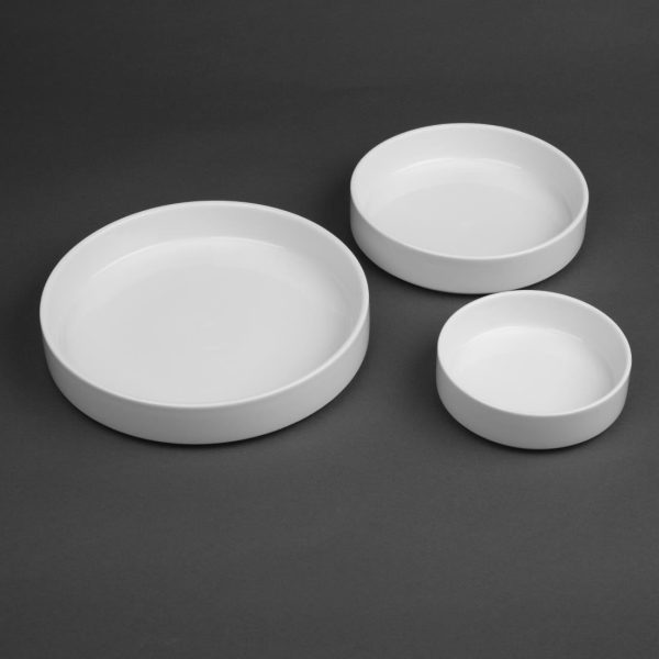 Olympia Whiteware Flat Walled Bowl - 270mm 10 2/3" (Box of 4) - Image 4