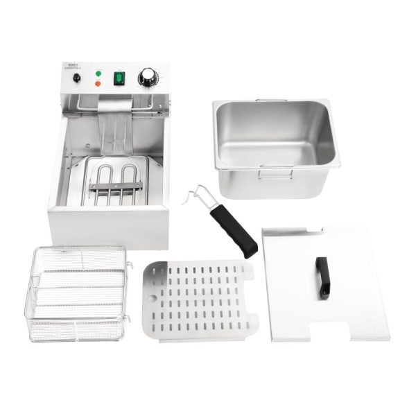 Nisbets Essentials Single Tank Electric Fryer - Image 2