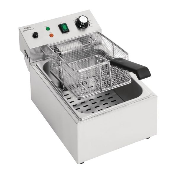 Nisbets Essentials Single Tank Electric Fryer - Image 4
