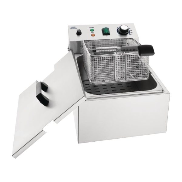 Nisbets Essentials Single Tank Electric Fryer - Image 7