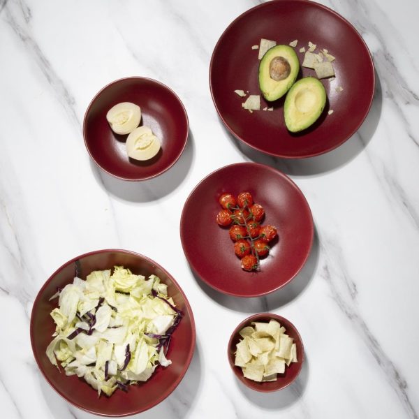 Olympia Build A Bowl Red Deep Bowl - 155x70mm (Box 6) - Image 5