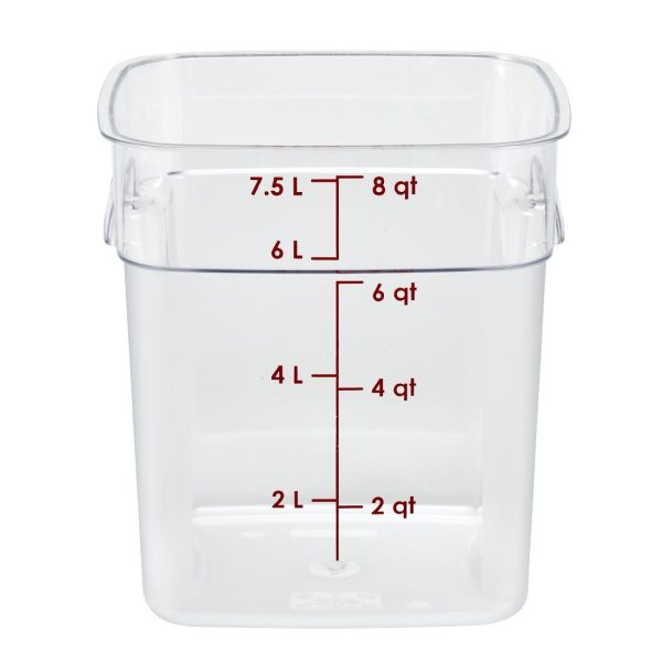 Cambro 7.6Ltr FreshPro Camsquare Food Storage Container - Image 6