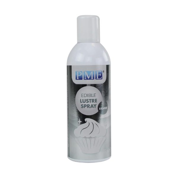 PME Edible Lustre Spray Silver 400ml - Image 9
