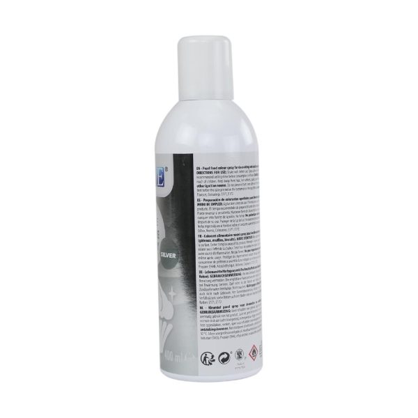 PME Edible Lustre Spray Silver 400ml - Image 18