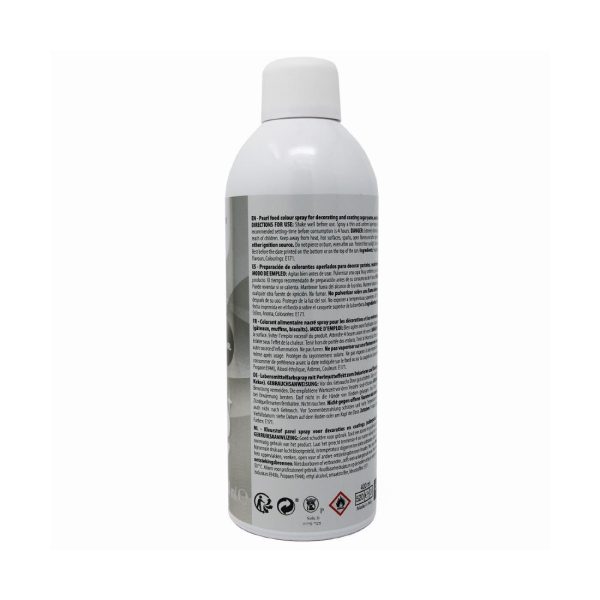 PME Edible Lustre Spray Pearl 400ml - Image 3