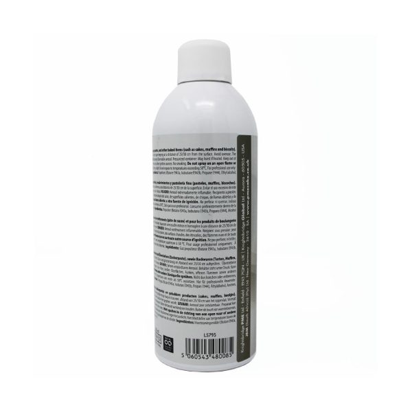 PME Edible Lustre Spray Pearl 400ml - Image 4