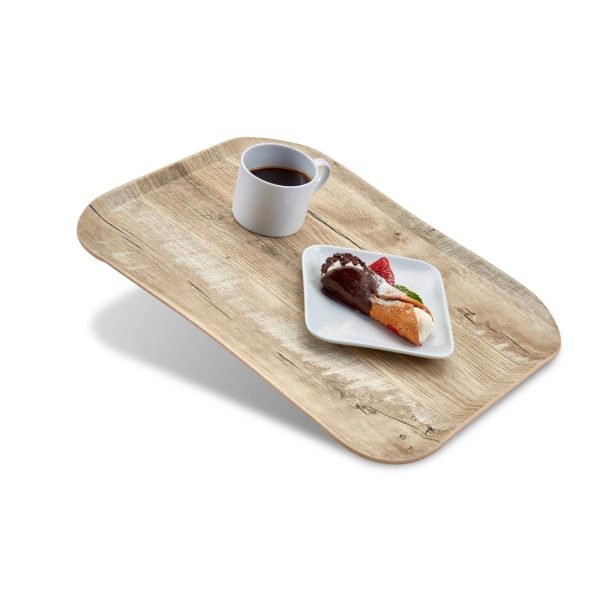 Cambro Versatray Century Non-Slip Light Oak Textured Wood Effect 330x430mm - Image 2