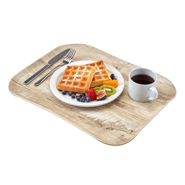 Cambro Versatray Century Non-Slip Light Oak Textured Wood Effect 330x430mm - Image 4