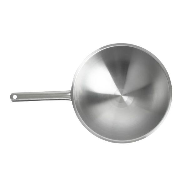 Matfer Bourgeat Tradition Ceramic Coated Wok 30cm - Image 5