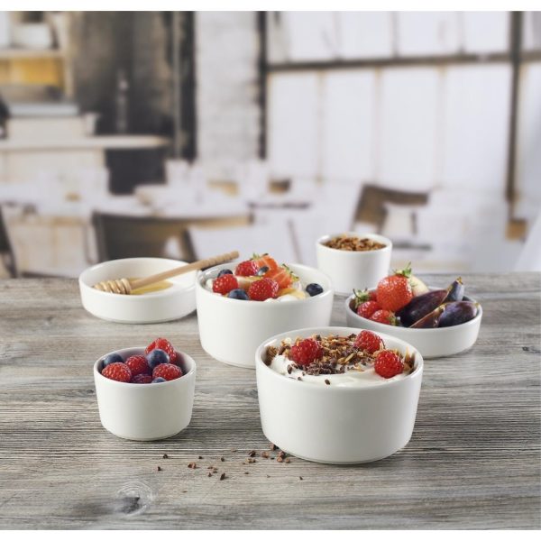 Churchill Super Vitrified Nourish Straight Sided Soup Bowls White 15oz (Pack of 12) - Image 2