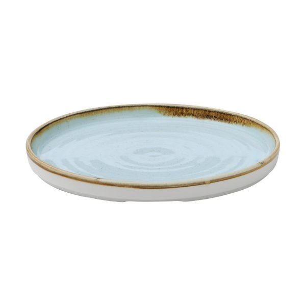 Churchill Stonecast Walled Plates Duck Egg 220mm (Pack of 6) - Image 2