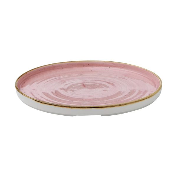 Churchill Stonecast Walled Plates Pink 260mm (Pack of 6) - Image 2