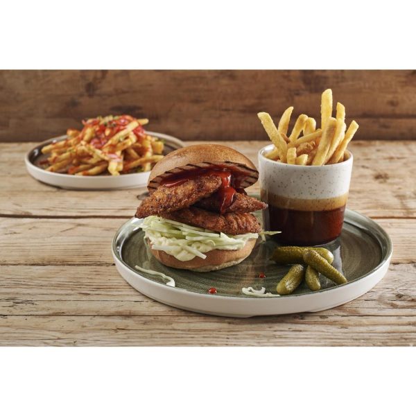 Churchill Stonecast Patina Walled Plates Green 220mm (Pack of 6) - Image 3
