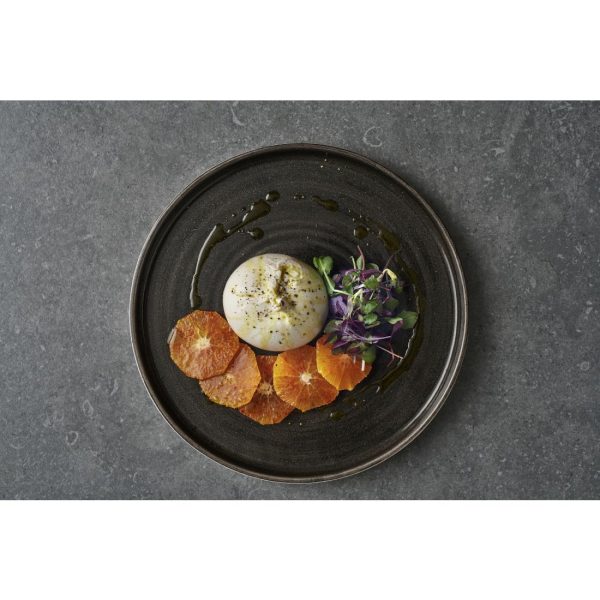 Churchill Stonecast Patina Walled Plates Iron Black 260mm (Pack of 6) - Image 2