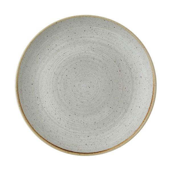 Churchill Stonecast Raw Evolve Coupe Plates Grey 260mm (Pack of 12)
