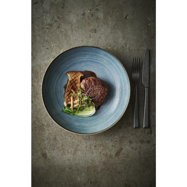 Churchill Stonecast Raw Evolve Coupe Plates Teal 220mm (Pack of 12) - Image 2