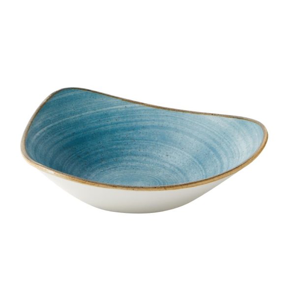 Churchill Stonecast Raw Lotus Bowls Teal 228mm (Pack of 12) - Image 2