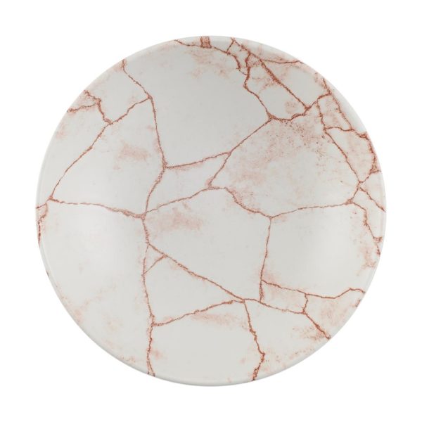 Churchill Studio Prints Kintsugi Evolve Coupe Bowls Coral 184mm (Pack of 12) - Image 2